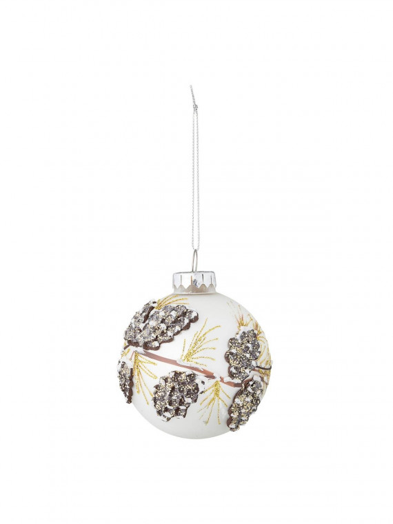 Glass Christmas ornament Skanny Bloomingville christsmas ball