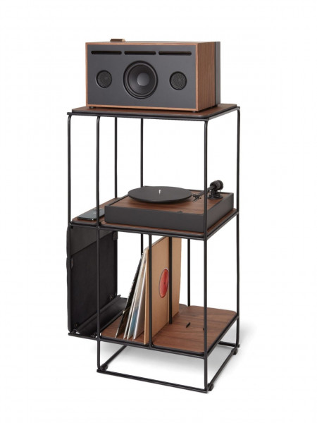 Meuble Market Set acoustique modulaire LINES en noyer