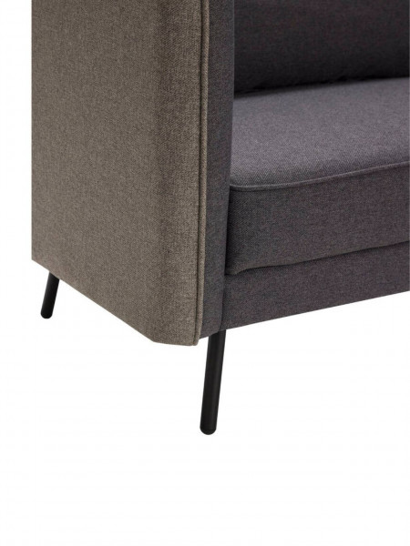 Shape sofa black/grey, Hübsch
