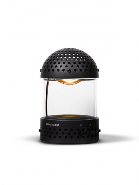 Enceinte Bluetooth en verre trempé, Light Speaker Transparent