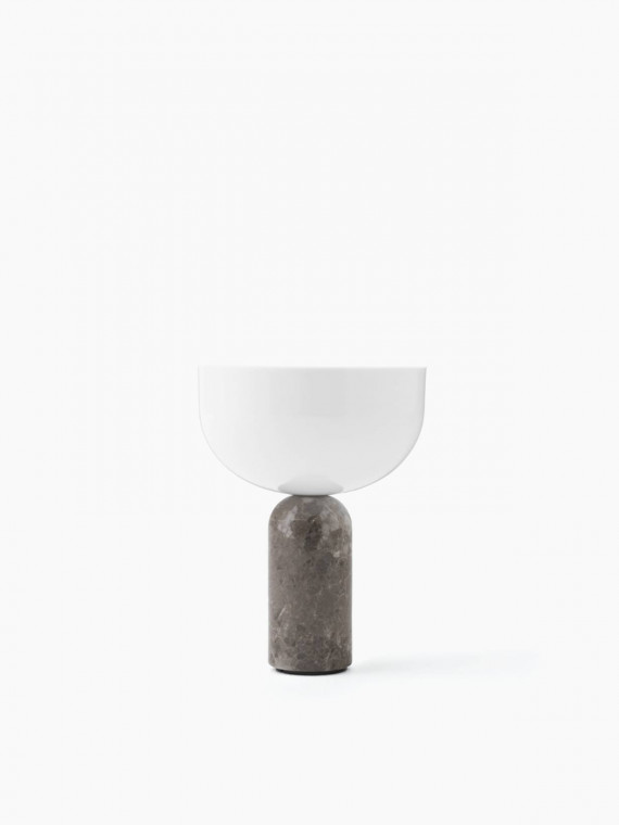 Lampe de table en marbre portable, Kizu New Works gris