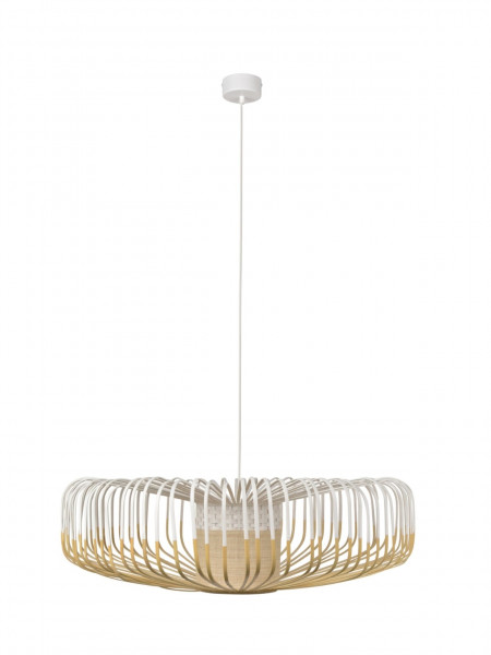 Natural bamboo hanging lamp, Bamboo Up XXL Forestier