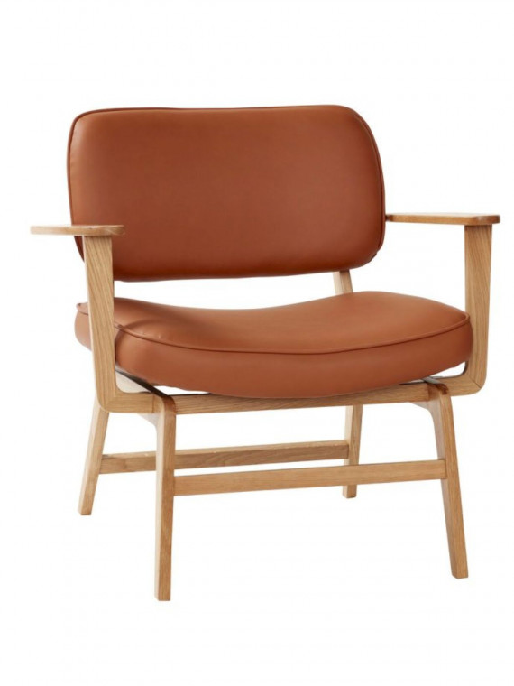 Brown Lounge Chair, Haze