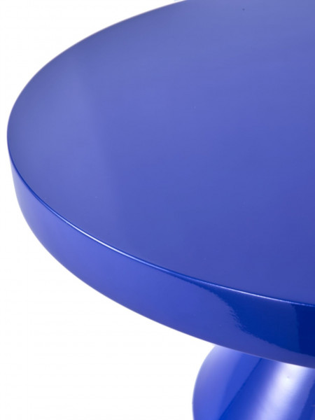 Dark blue lacquered coffee table Zig Zag Pols Potten