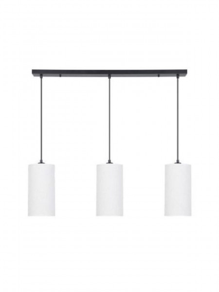 Metal and fabric hanging lamp with 3 lights, Cosiness 3L Market Set
