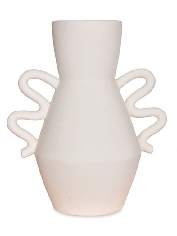 Opjet Wave Ceramic Vase White