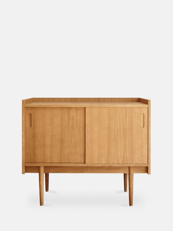 366 Concept Oak small sideboard with 2 shelves Series 1050