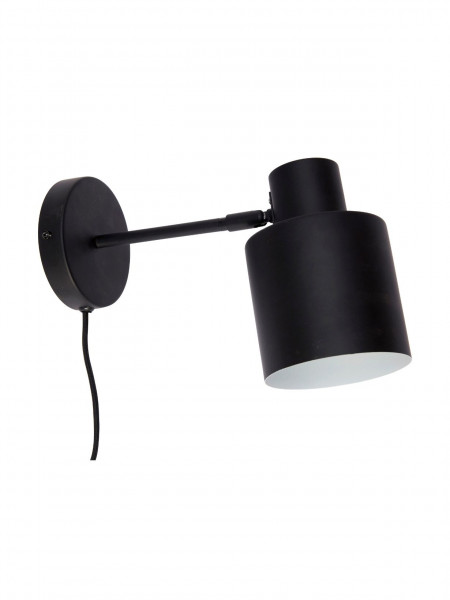 Lampe murale orientable Fuse noir