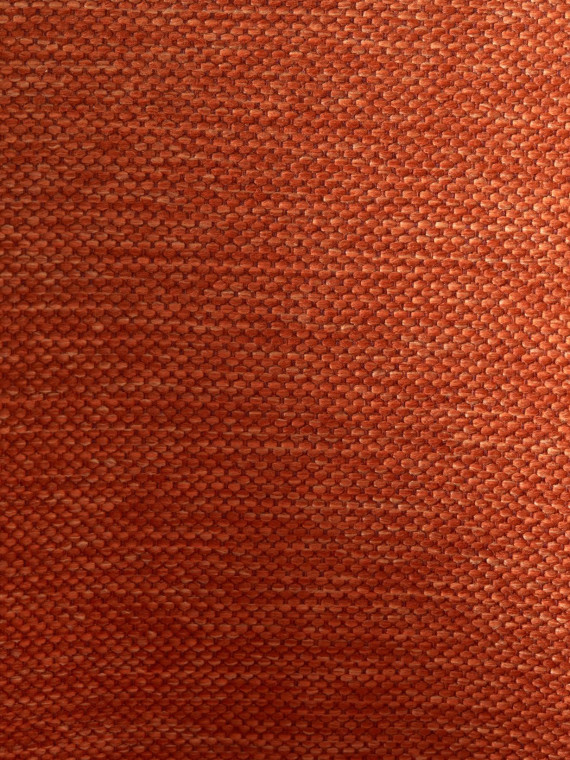 Chaise de table orange en tissu, Berry