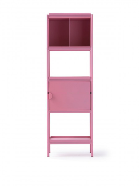 pink metal shelf, Toss Tall cabinet