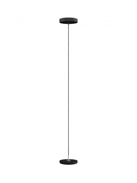 Pendant lamp Asteria Micro in steel, black, Umage