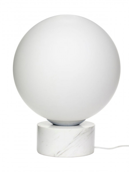 Hübsch Table lamp Sphere in glass and marble