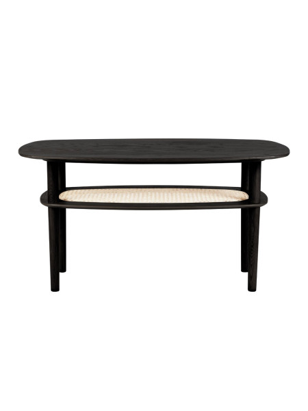 Umage Together sleek rectangle black oak coffee table