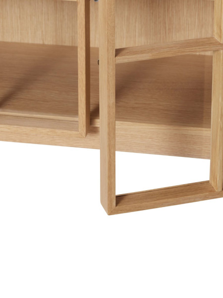 Hübsch, Natural and transparent wide chest of drawers, Shoji