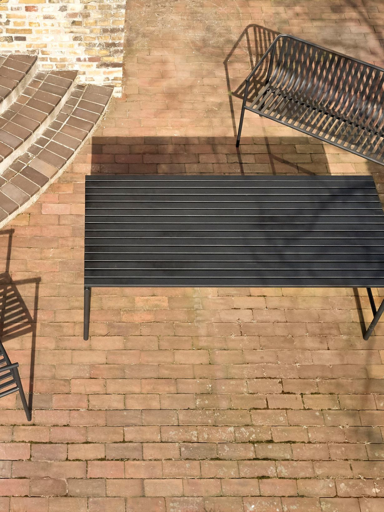 Large black metal table, Villa, Hubsch|MBS Design