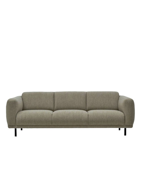 3 seater straight sofa Teddy in blue fabric, Pols Potten | MBS DESIGN