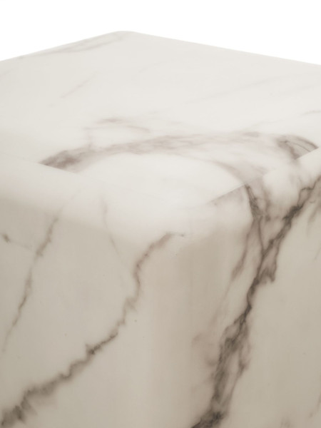 Pols Potten pilier en marbre blanc taille S Marble