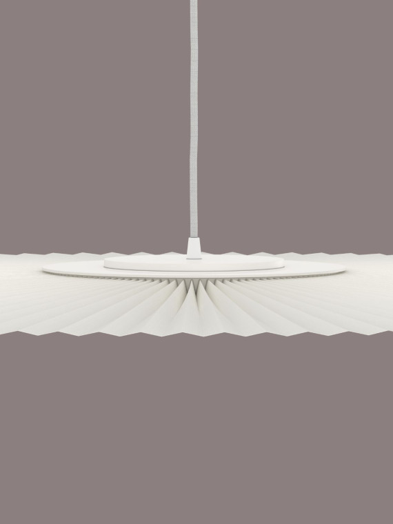 Harto Pendant lamp in pleated fabric, Carmen Ø90cm