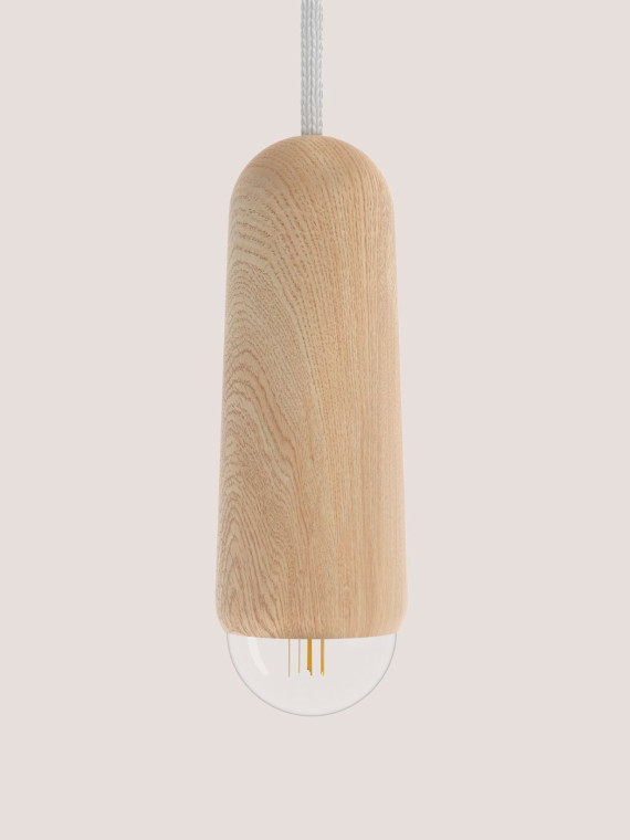 Harto, Long oak suspension lamp, Luce size S
