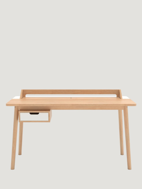 Desk in natural oak, Honoré Hartô