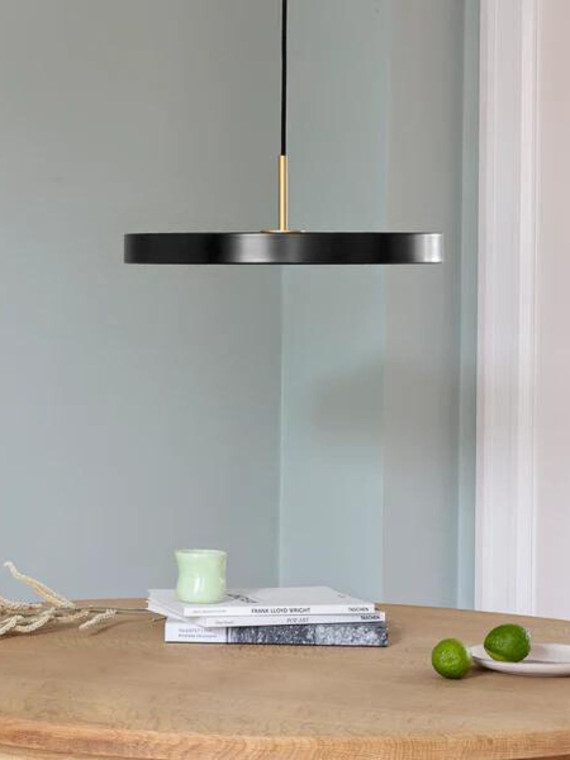 Umage - Black LED Hanging lamp with brass detail, Asteria - MBS Design