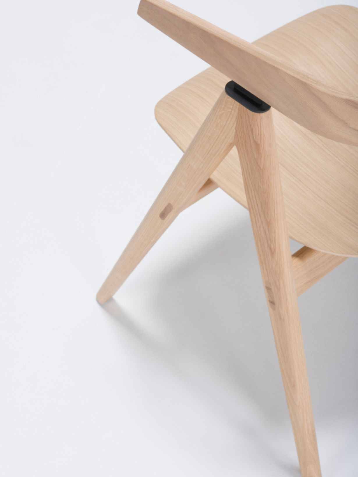 Oak table chair, Ava