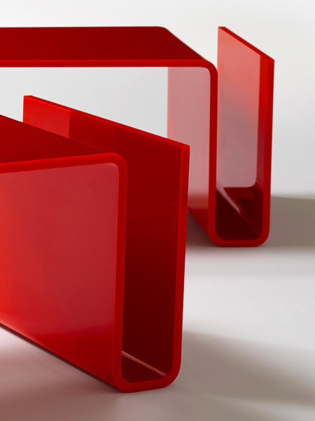 Coffee table/ Magazine rack, T01 poltronova