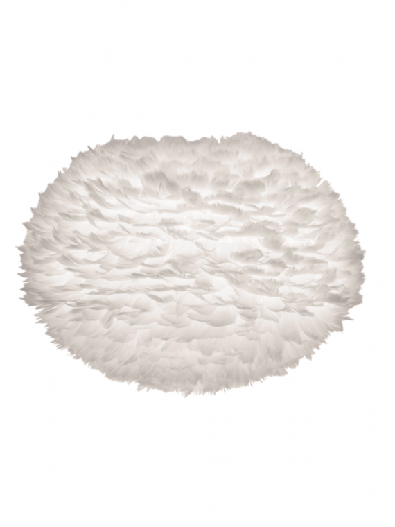 UMAGE - Lampadaire en plume d'oie, Eos medium blanc et Tripod floor blanc - MBS Design