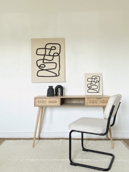 Chair, bouclette fabric, Capsule, Opjet