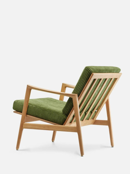 366 Concept Fauteuil Stefan chene clair tissu Corde