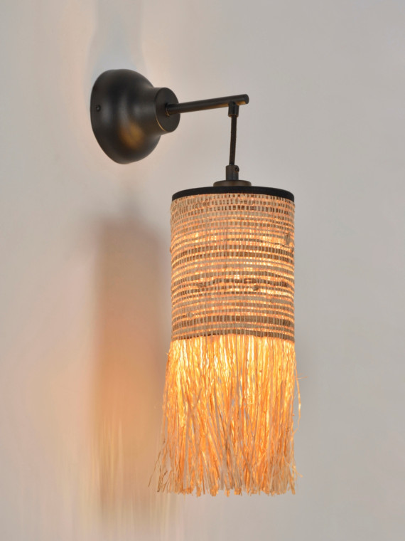 Wall lamp in bana, Formentera market set