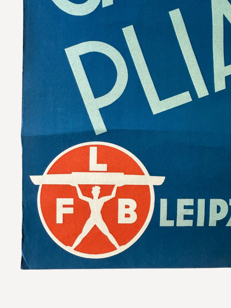 Lithographie Canot Pliant LFB H84xL60cm