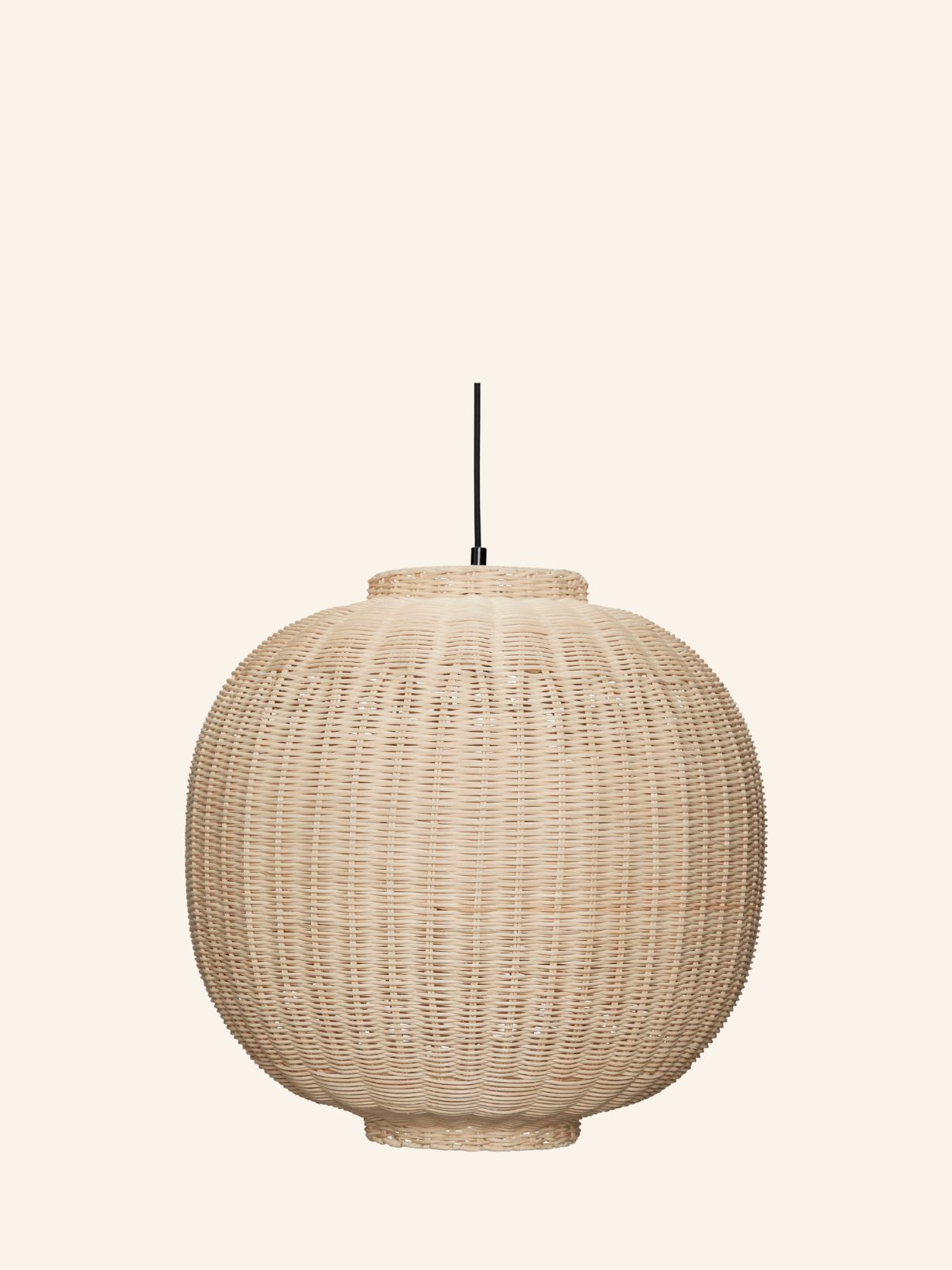 hubsch suspension rotin ronde chand