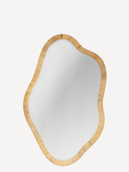 bloomingville Ashlie rattan mirror