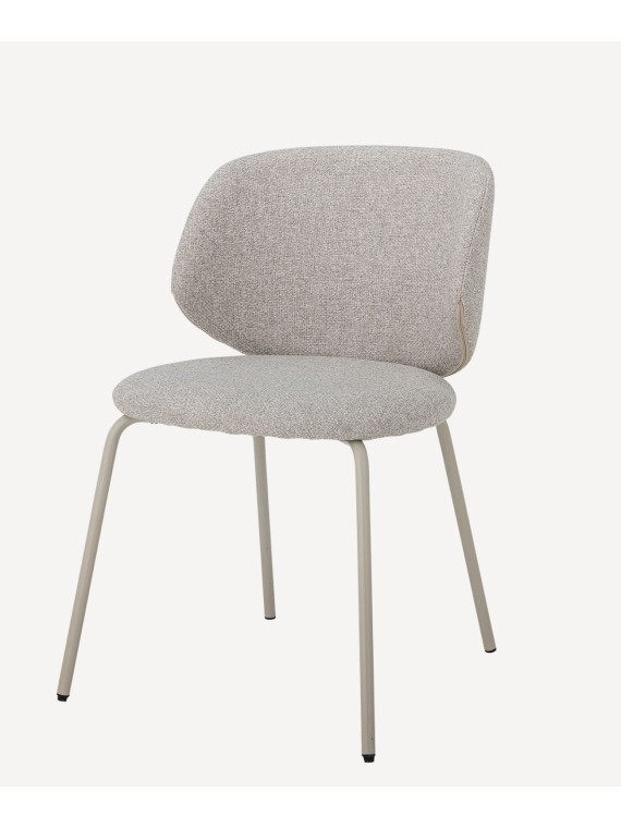 Bloomingville Ponte dining chair in grey fabric