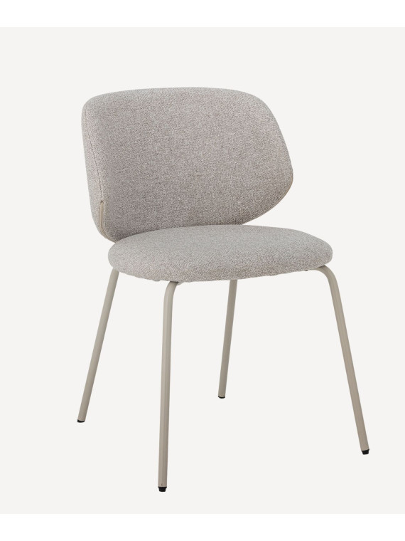 Bloomingville Ponte dining chair in grey fabric