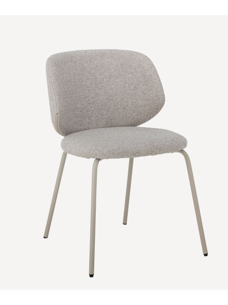Bloomingville Ponte dining chair in grey fabric