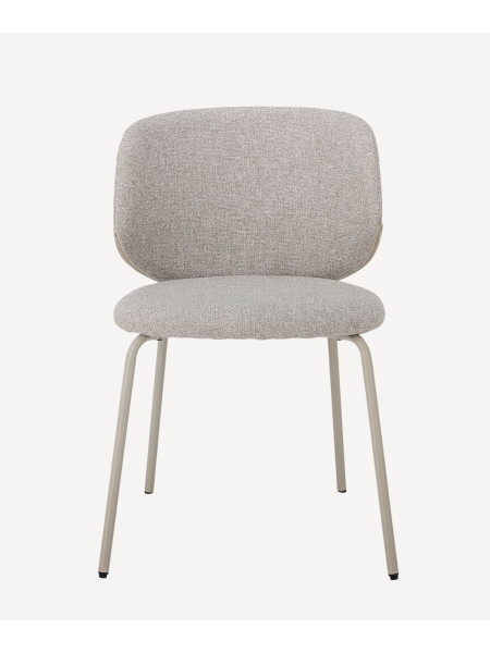Bloomingville Ponte dining chair in grey fabric