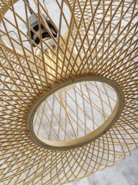 Good Mojo Cango ellipse rattan pendant Ø60cm