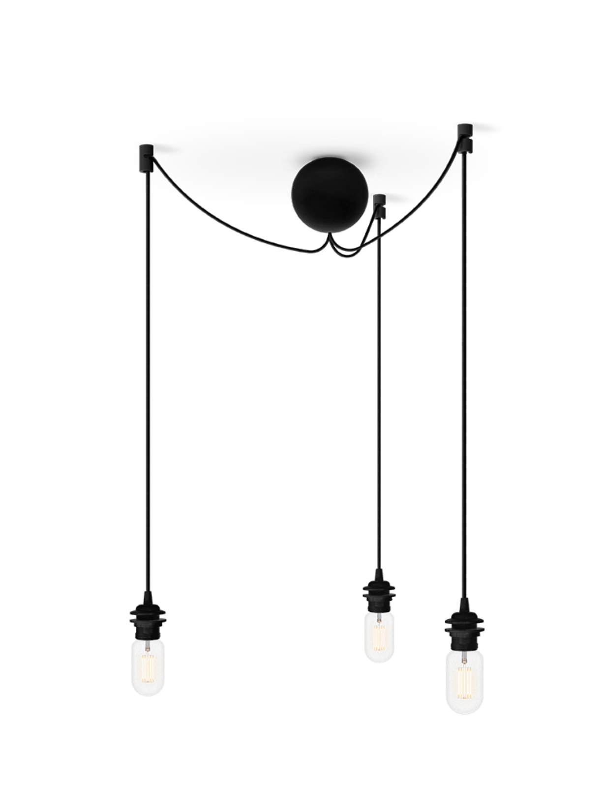 UMAGE - Suspension en verre et métal, Acorn et Cannonball Cluster - MBS Design