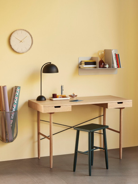 Hubsch -Grey Metal Folding Wall Shelf