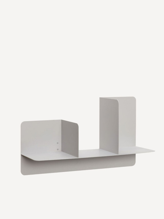Hubsch- Etagère Murale pliante en Métal Gris