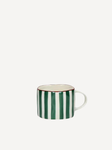 Pomax - Mykonos Porcelain Mug X 4