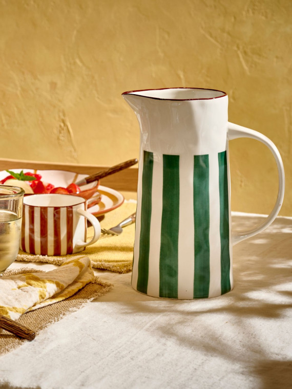 Pomax -Mykonos Porcelain Pitcher