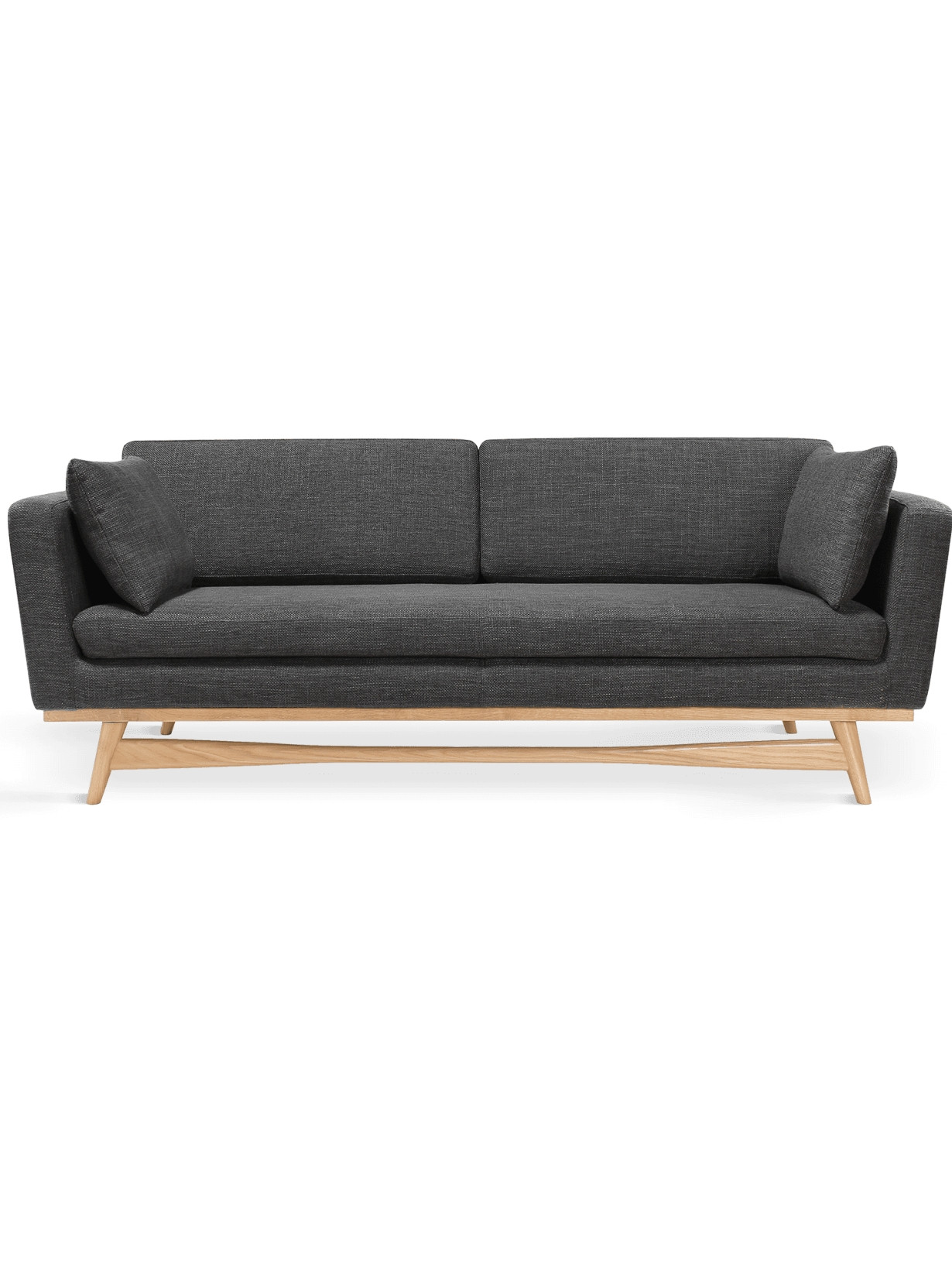 Red edition, Sofa in fabric or velvet, 210