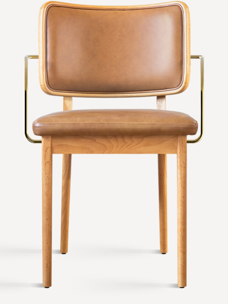 rededit-Oak leather chair, Upholsterer