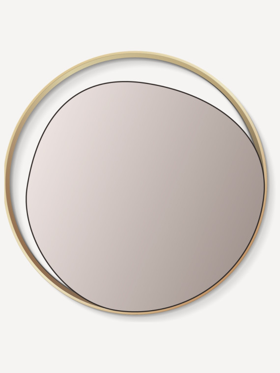 Red Edition, miroir en laiton, Eclipse