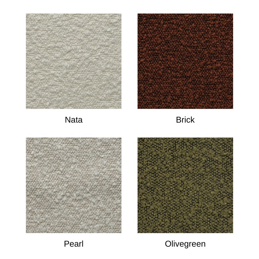 Panac Canape Herran tissu bouclette