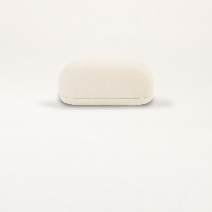 Gabrielle Paris Gaston pouf cream boucle · front view