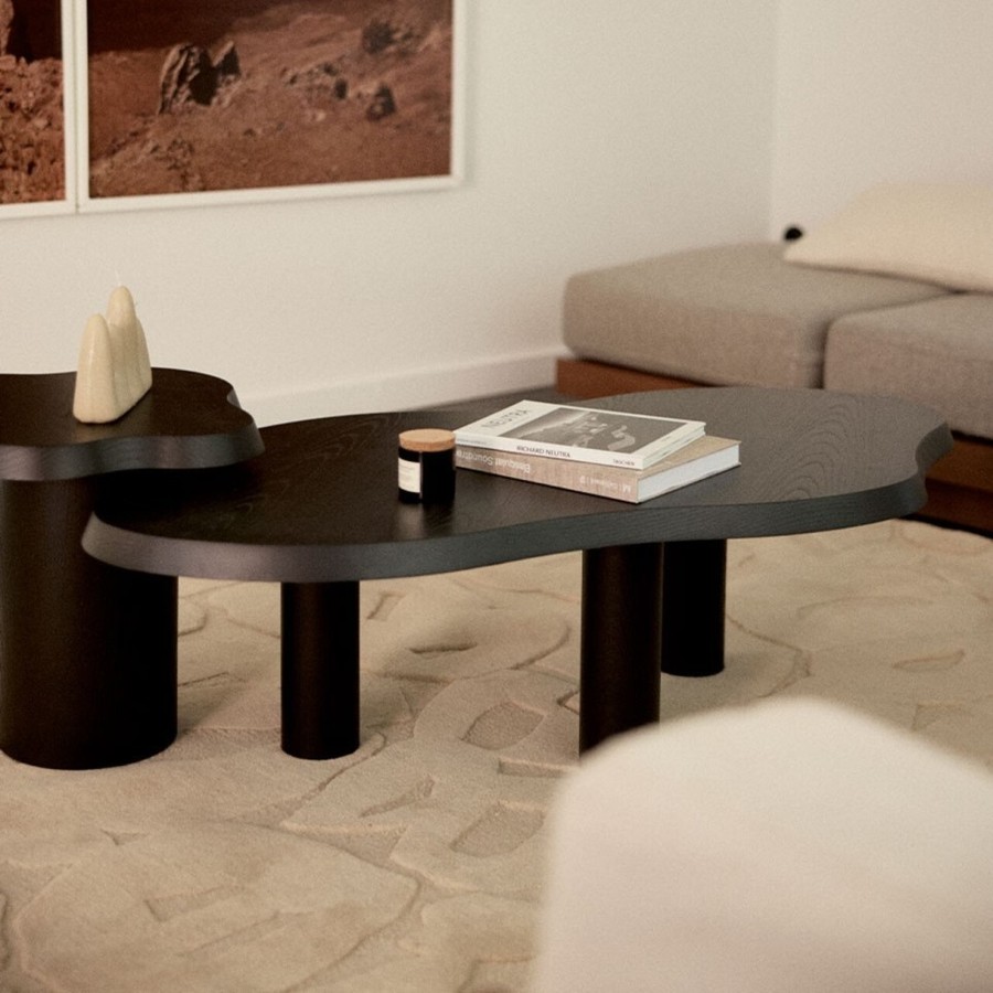 Table basse Jeanne Gabrielle Paris finition lasuré noir en ambiance